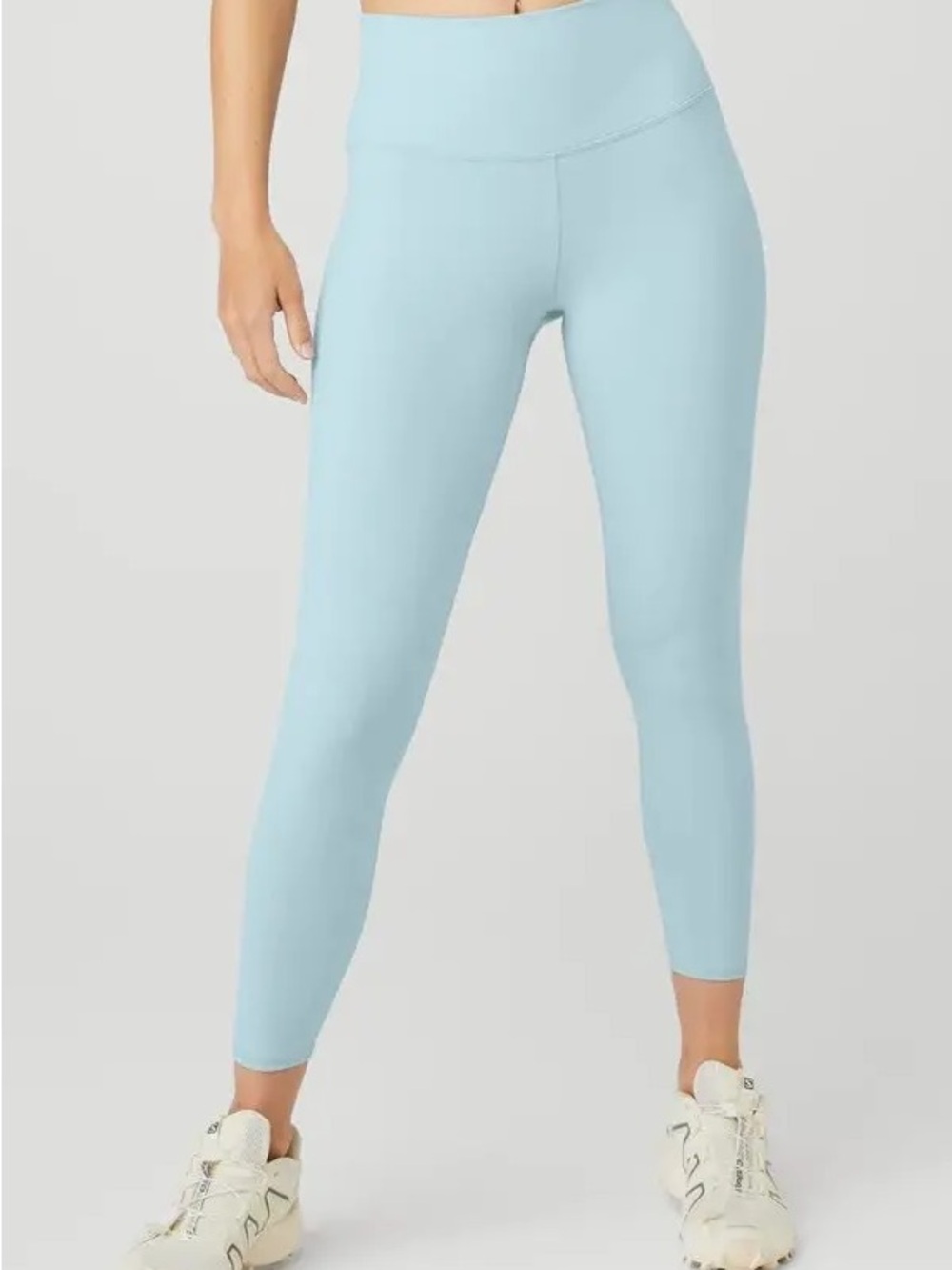 Alo Yoga - 7/8 airbrush leggings in Chalk Blue/ Size XS